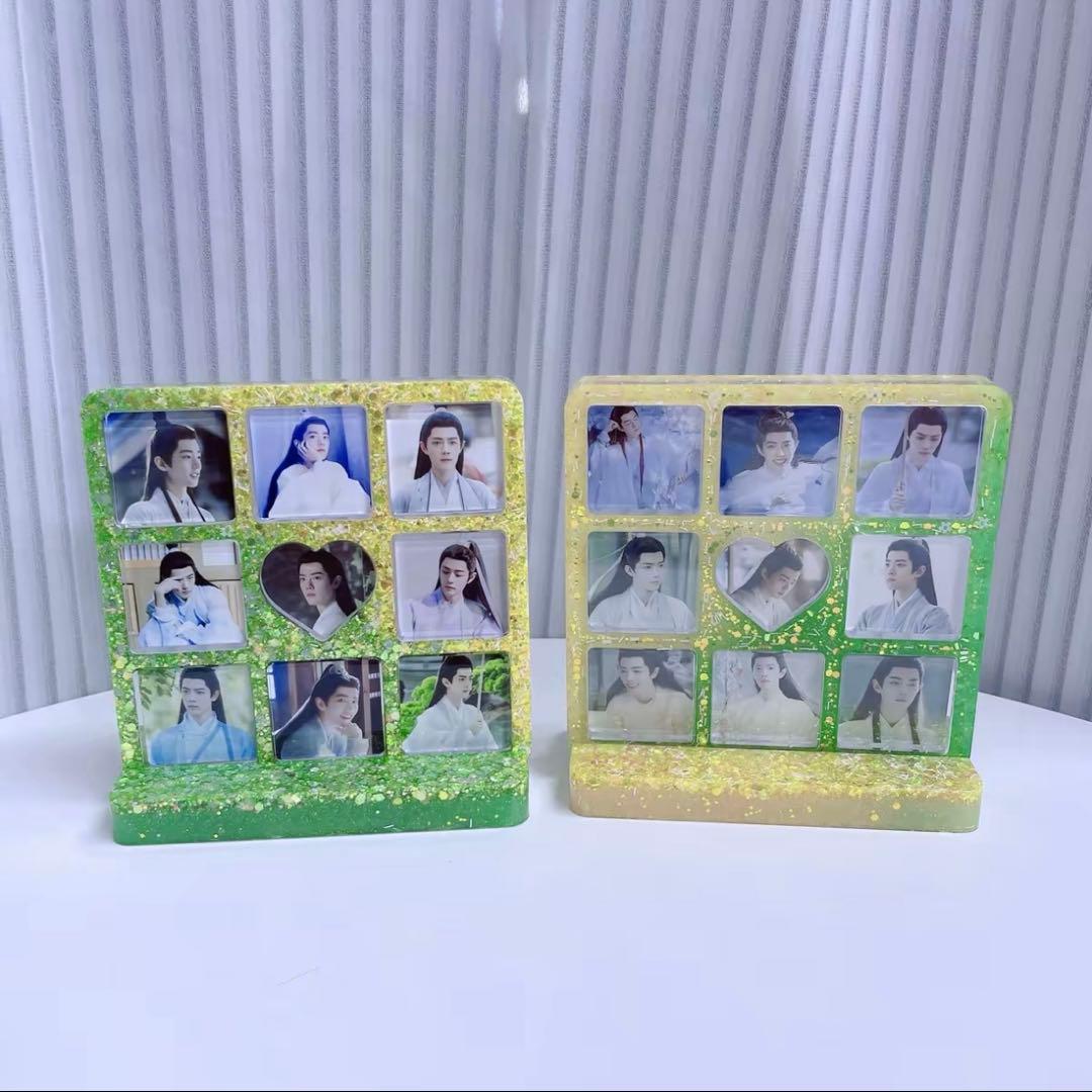 肖戦 2番スタジオの初めて両面レジン九宫格 玄関　置物 新作　3セット❣️確認用