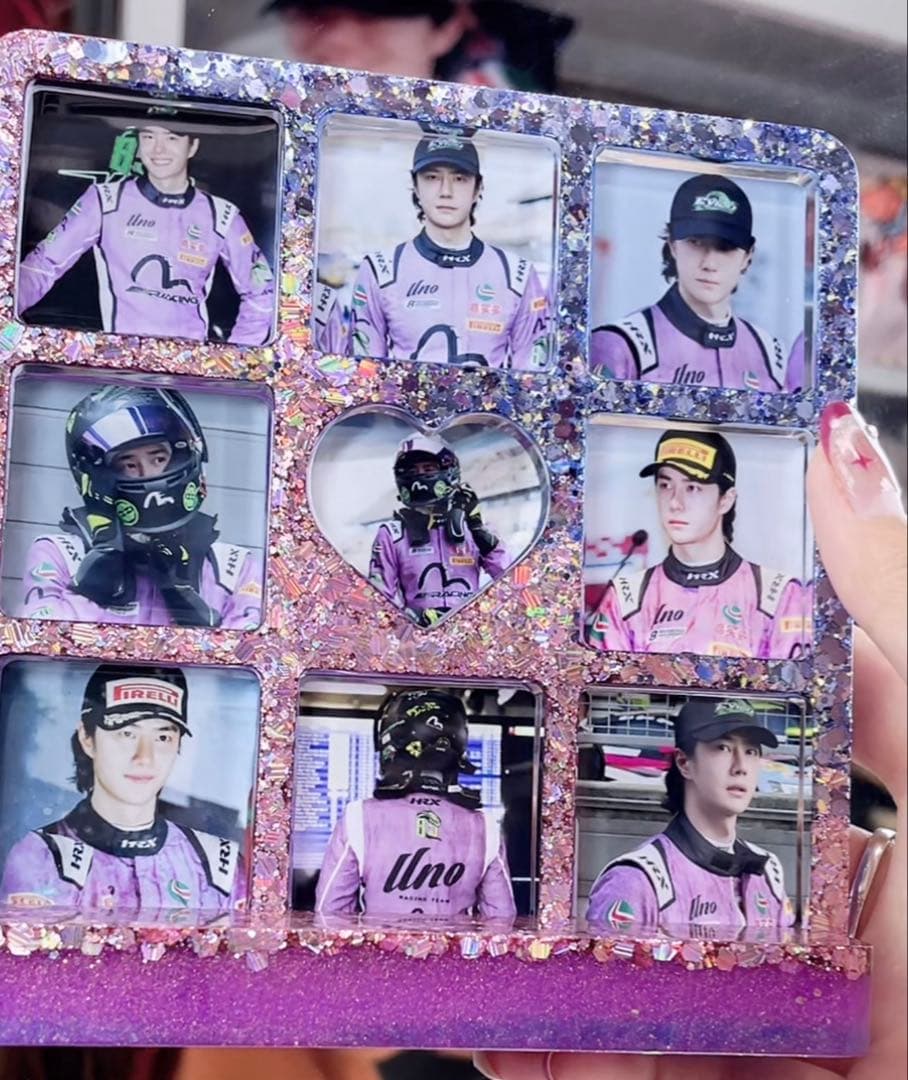 肖戦 2番スタジオの初めて両面レジン九宫格 玄関　置物 新作　3セット❣️確認用