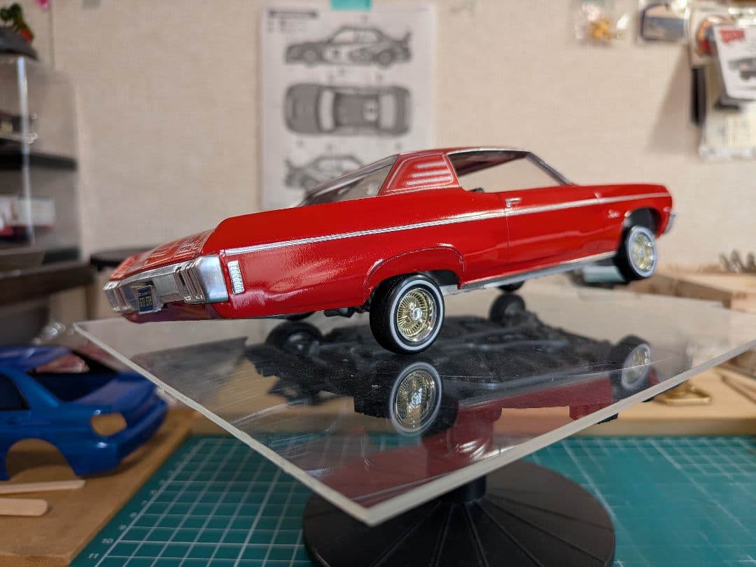 自動車 amt 1/25 1970 impala lowrider