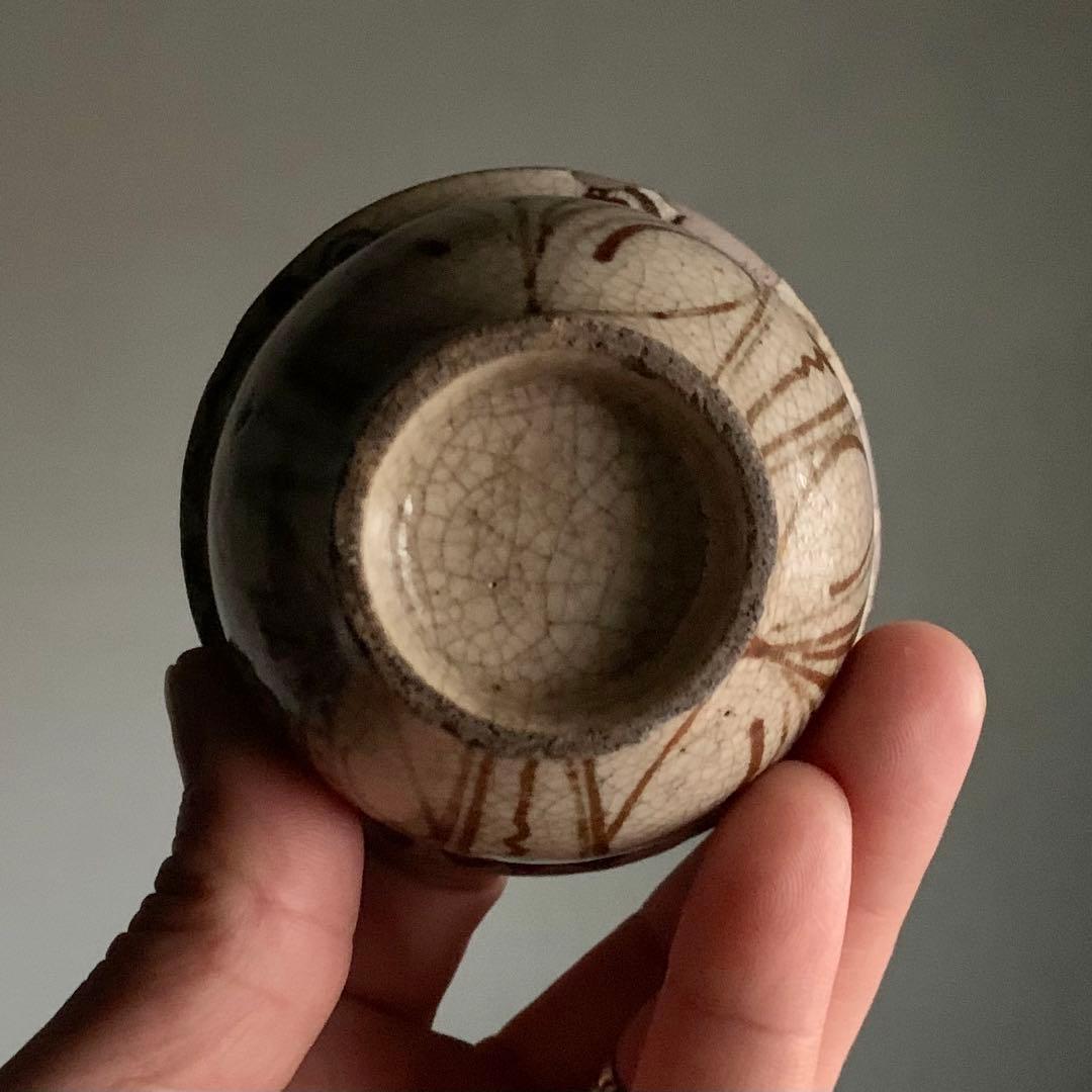 絵瀬戸 盃 ぐい呑み ちょこ 酒器No.2 古美術 古道具 アンティーク