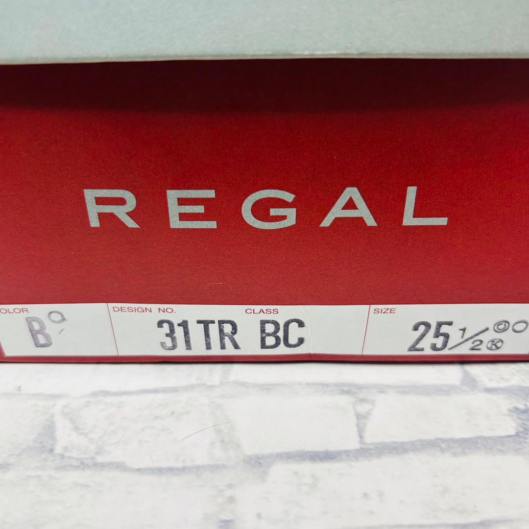 【新品】REGAL リーガル 31TR 内羽根 ストレートチップ 黒 25.5㎝