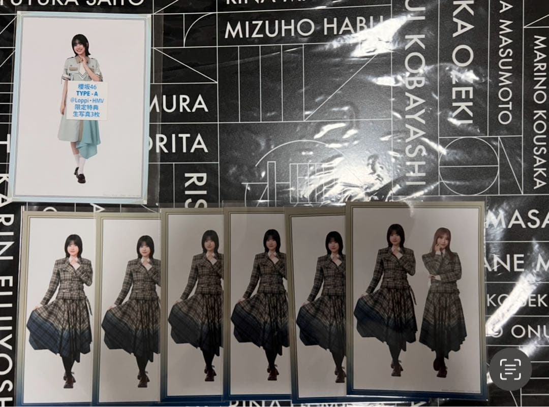 ◎櫻坂46 的野美青　生写真　185枚　コンプ7種　お値下げ