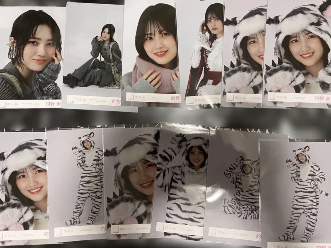 ◎櫻坂46 的野美青　生写真　185枚　コンプ7種　お値下げ