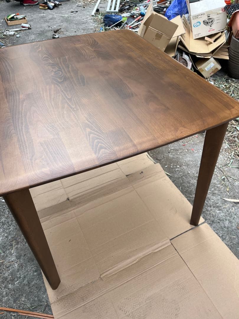 ニトリNコレクション　T-0190 ブラウン ダイニングテーブル