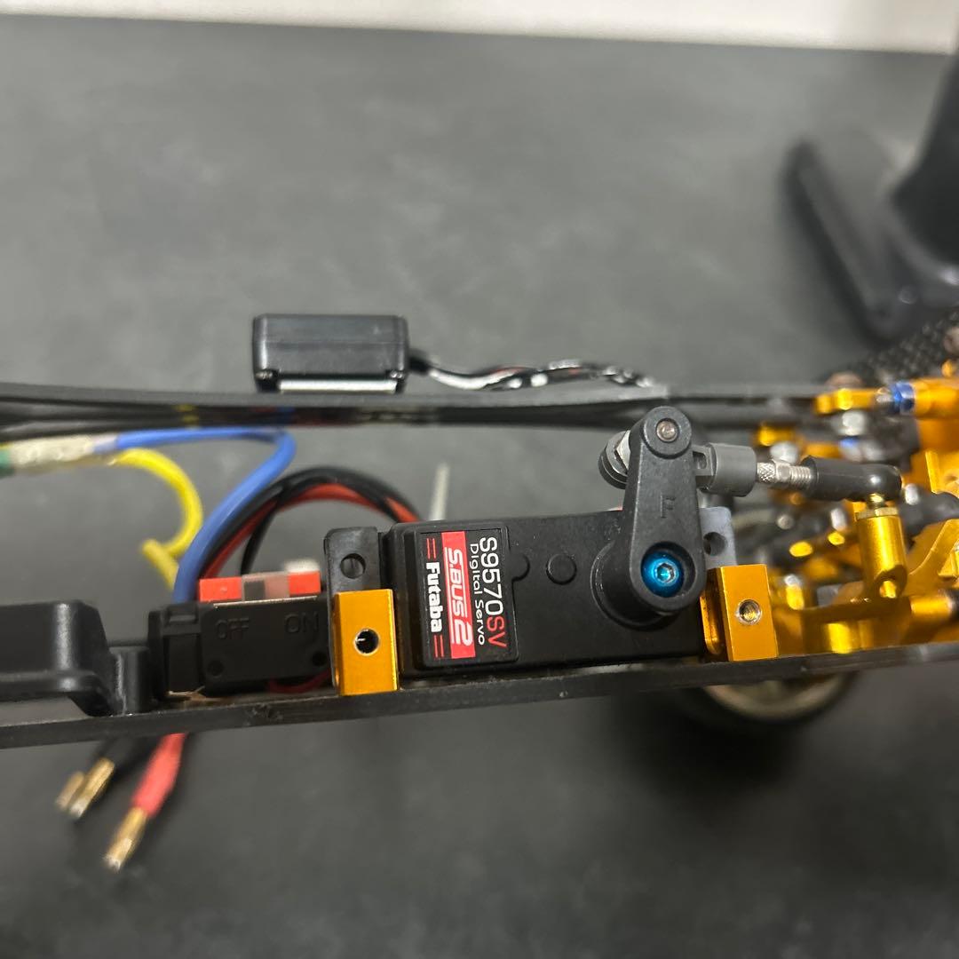 ラジドリ TA-05 VDF ゴールド 魔改造シャーシ 2駆 RWD化