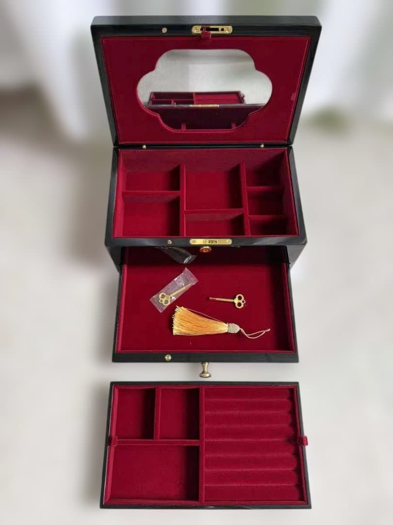 漆器 ジュエリーボックス 宝石箱 小物入れ 和風 高級感