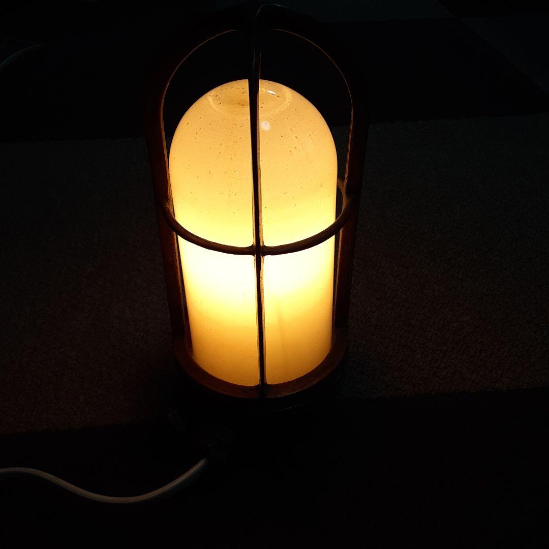 古い点灯マリンランプ/真鍮ハリケーンデッキ/船舶照明甲板ランタン