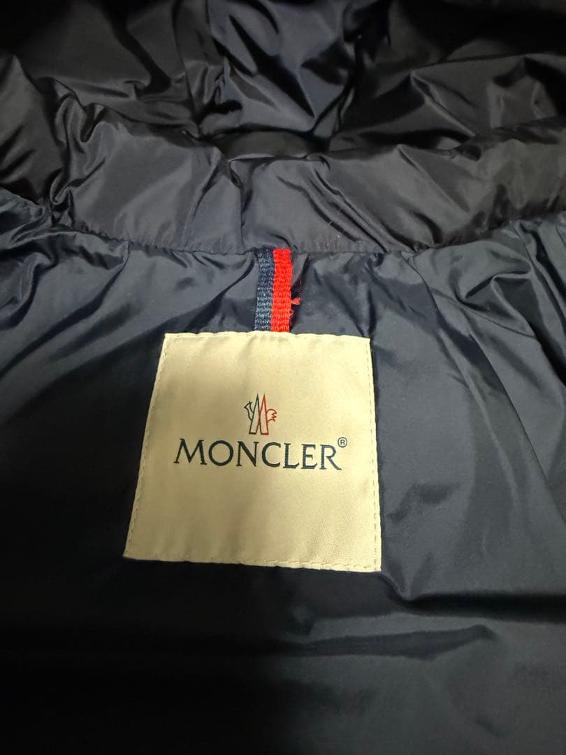 モンクレール　フリル付き　ロングダウンコート