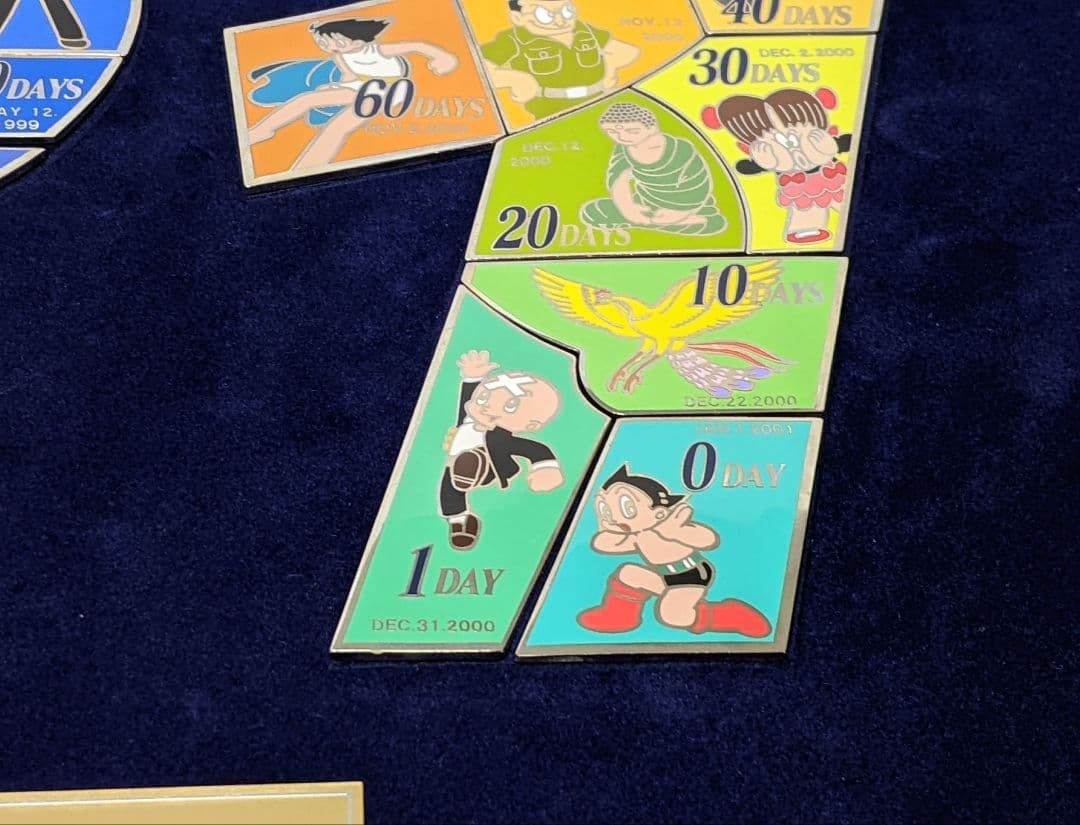 手塚治虫 21世紀カウントダウン ピンバッジコレクション 銅製 グッズ