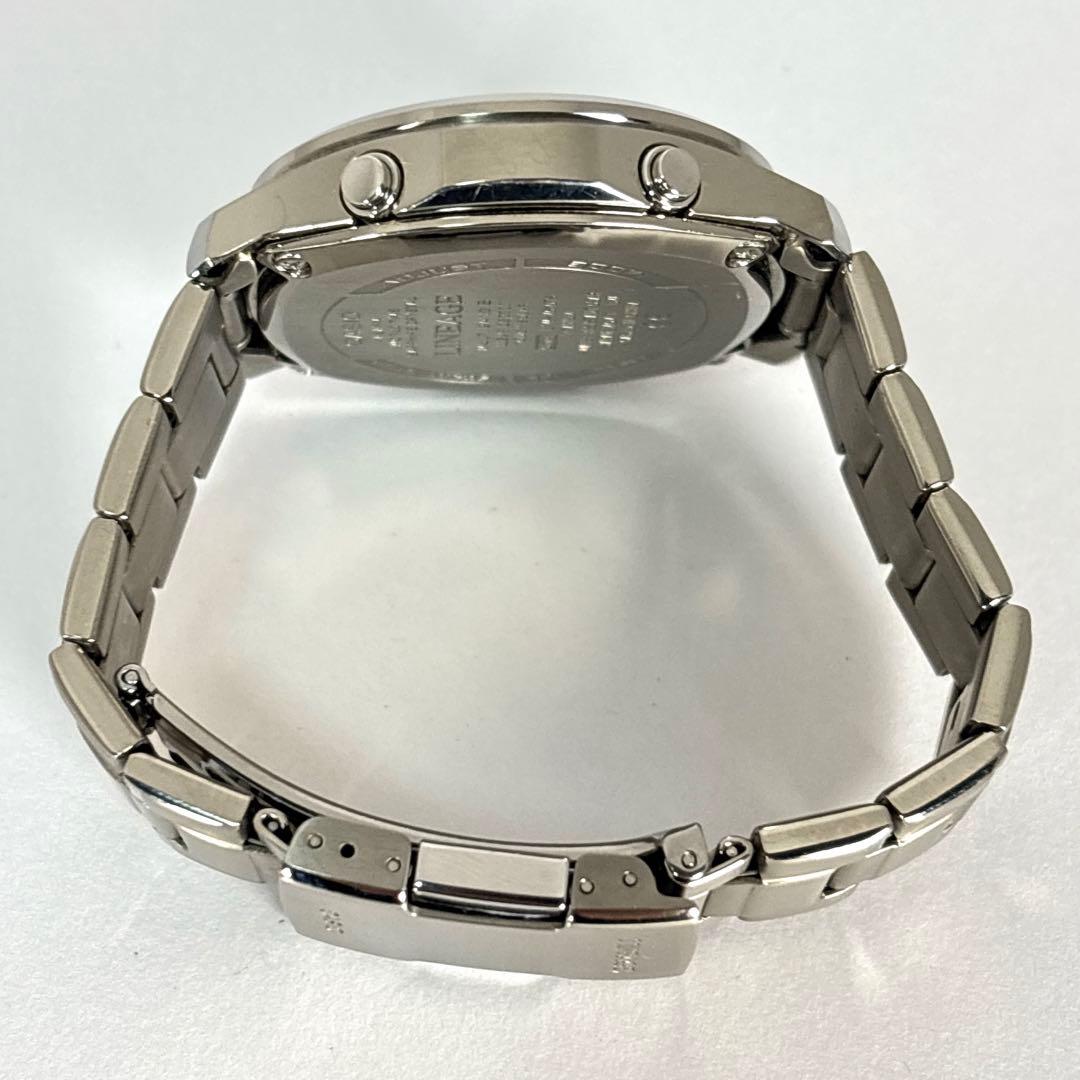 【稼働 付属品】美品 カシオ メンズ腕時計 クロノグラフ LENEAGE