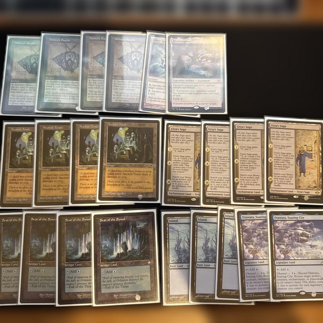 MTG レガシー　神和デッキ　オパールのモックス　古えの墳墓　意志の力など