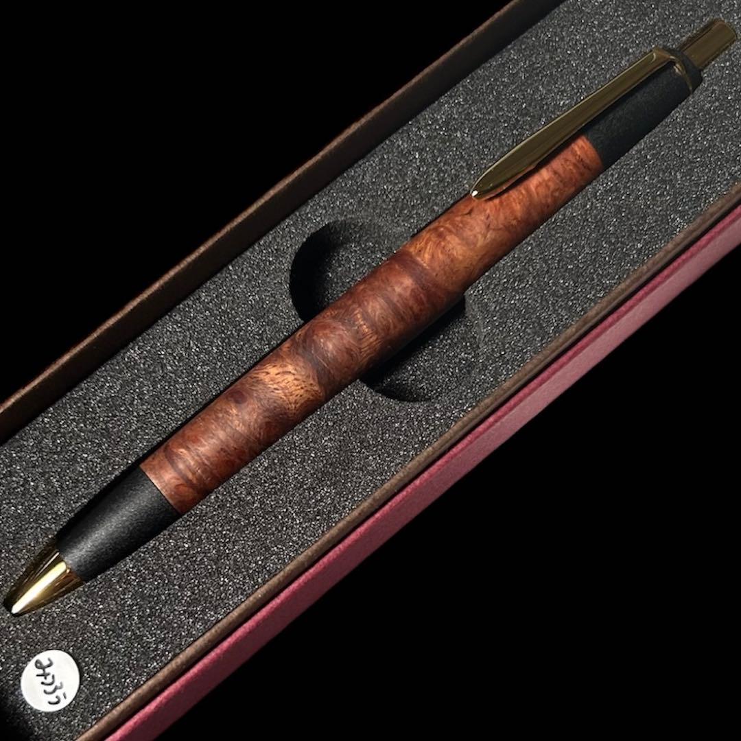 ボナンペン シャーペン 本花梨瘤