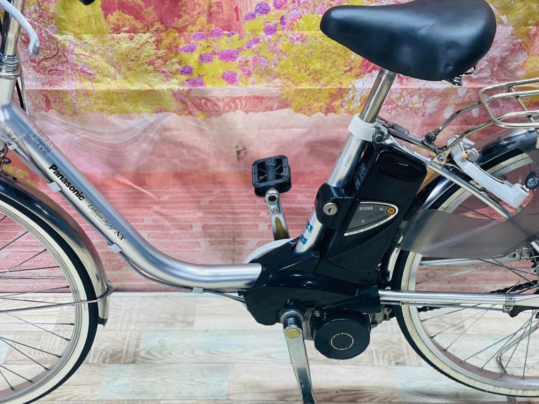 K2897 電動自転車パナソニック ママチャリ 24インチ 8.9Ah 送料無料