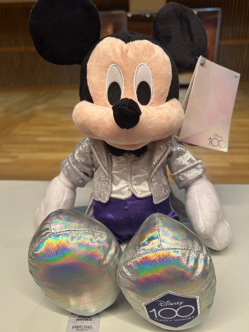 【新品未使用品】ディズニー100周年 ミッキー ミニー ぬいぐるみセット