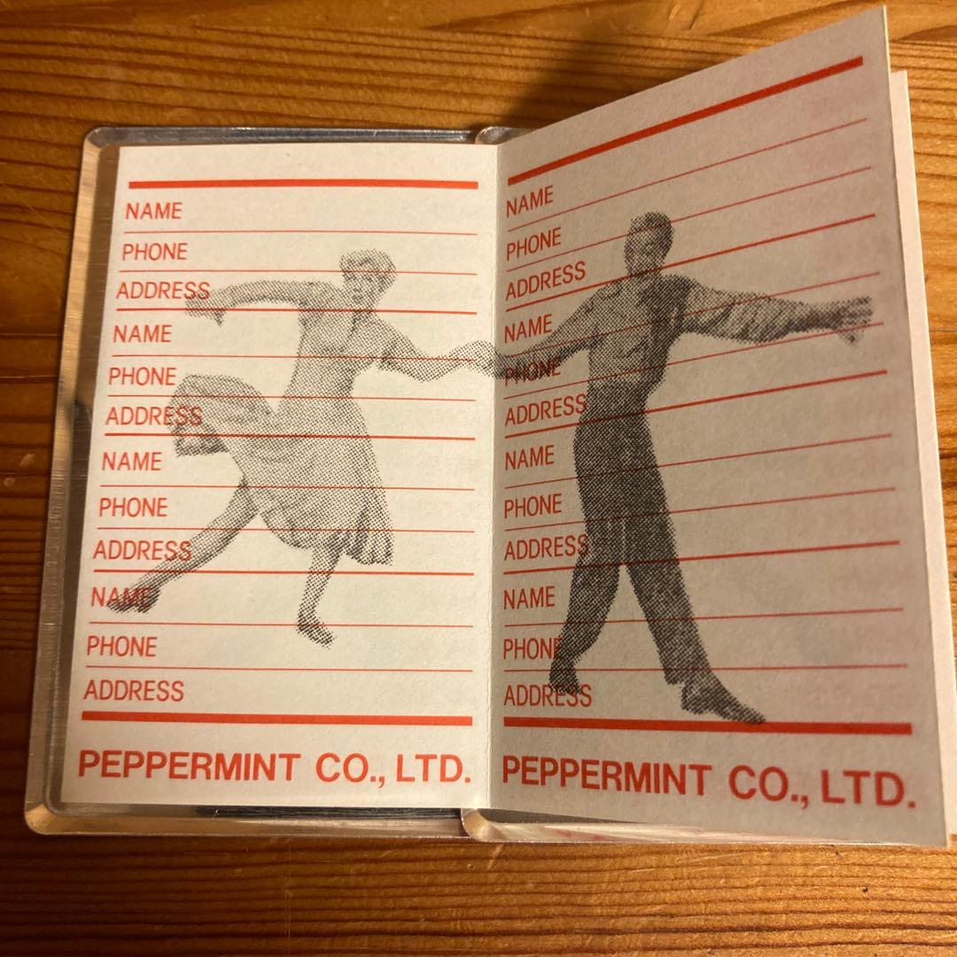80年代当時物 ペパーミント ハンドミラー&メモ帳 5点セット ロカビリー