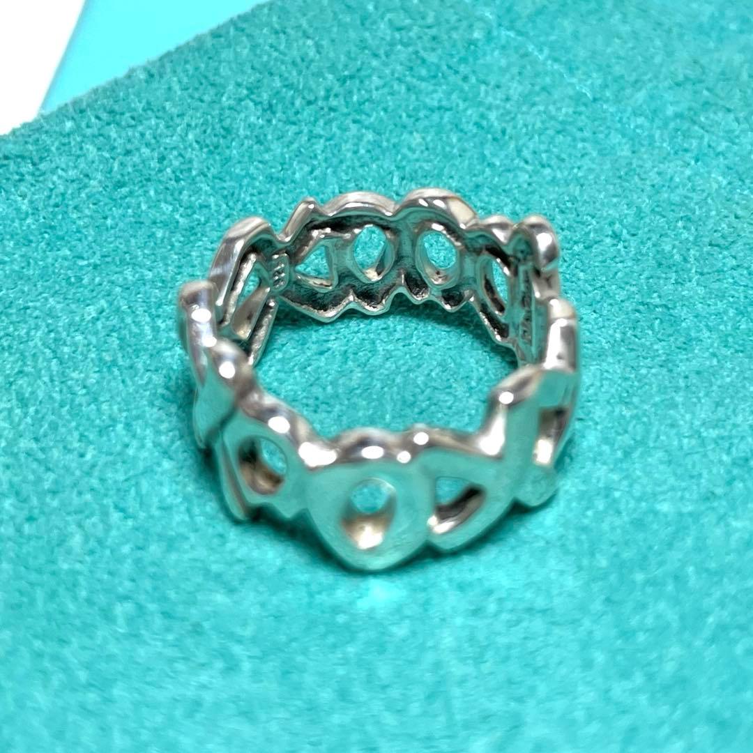 TIFFANY&Co. ティファニー　ラブ&キスリング　12号