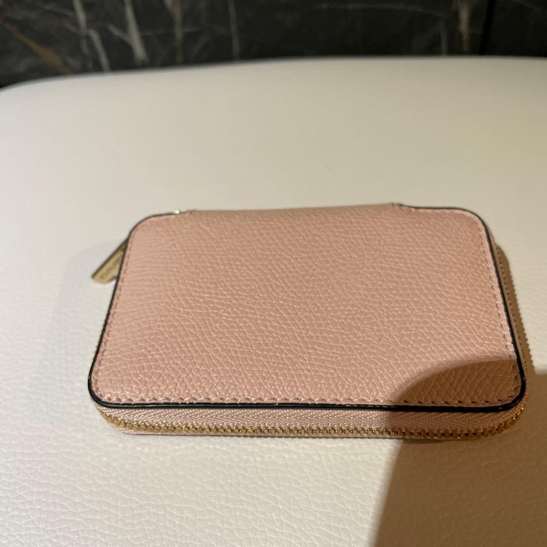 ヴァレクストラ　ラウンドジップ ミニウォレット　ペオニア