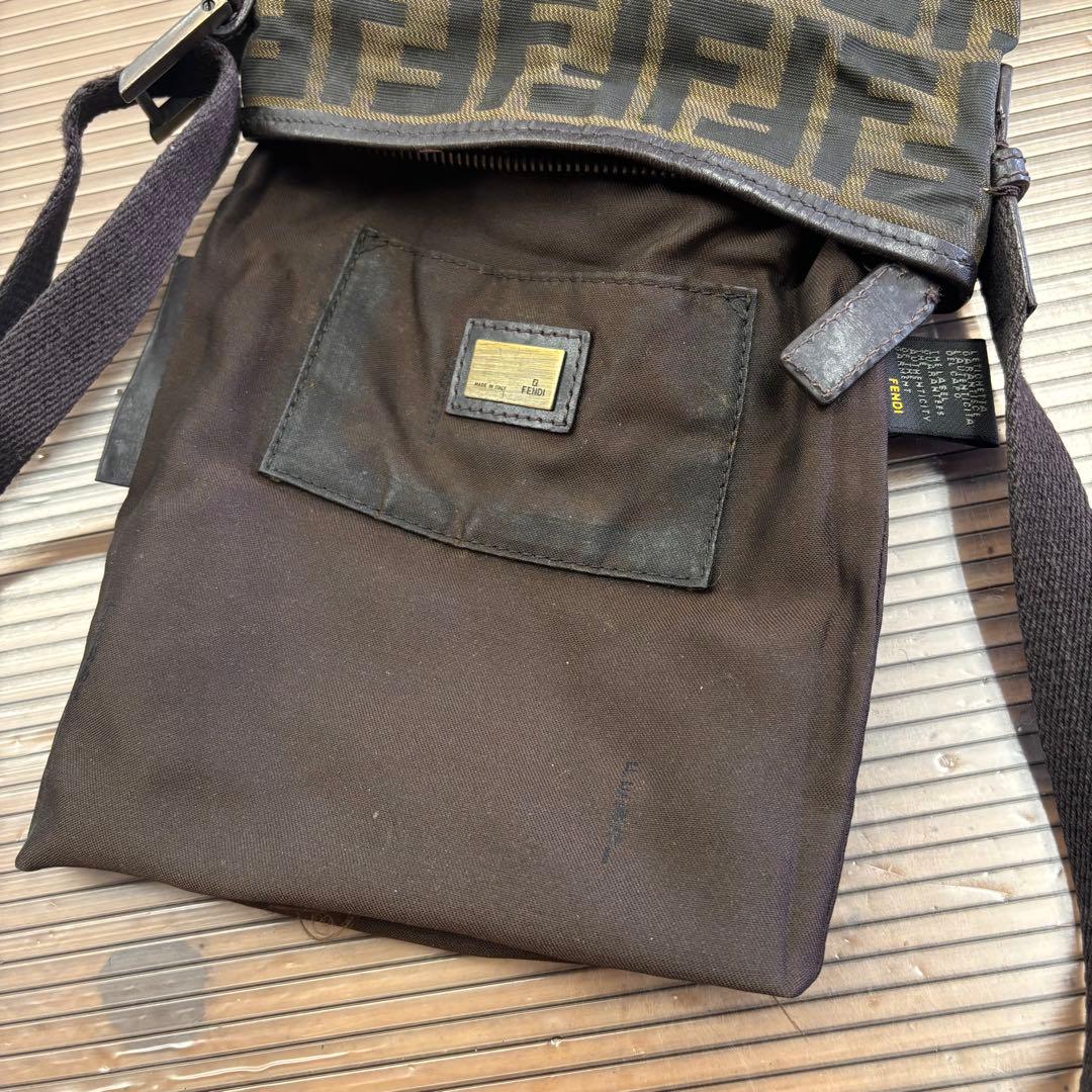 フェンディ　ズッカ柄　ミニ　ショルダーバッグ