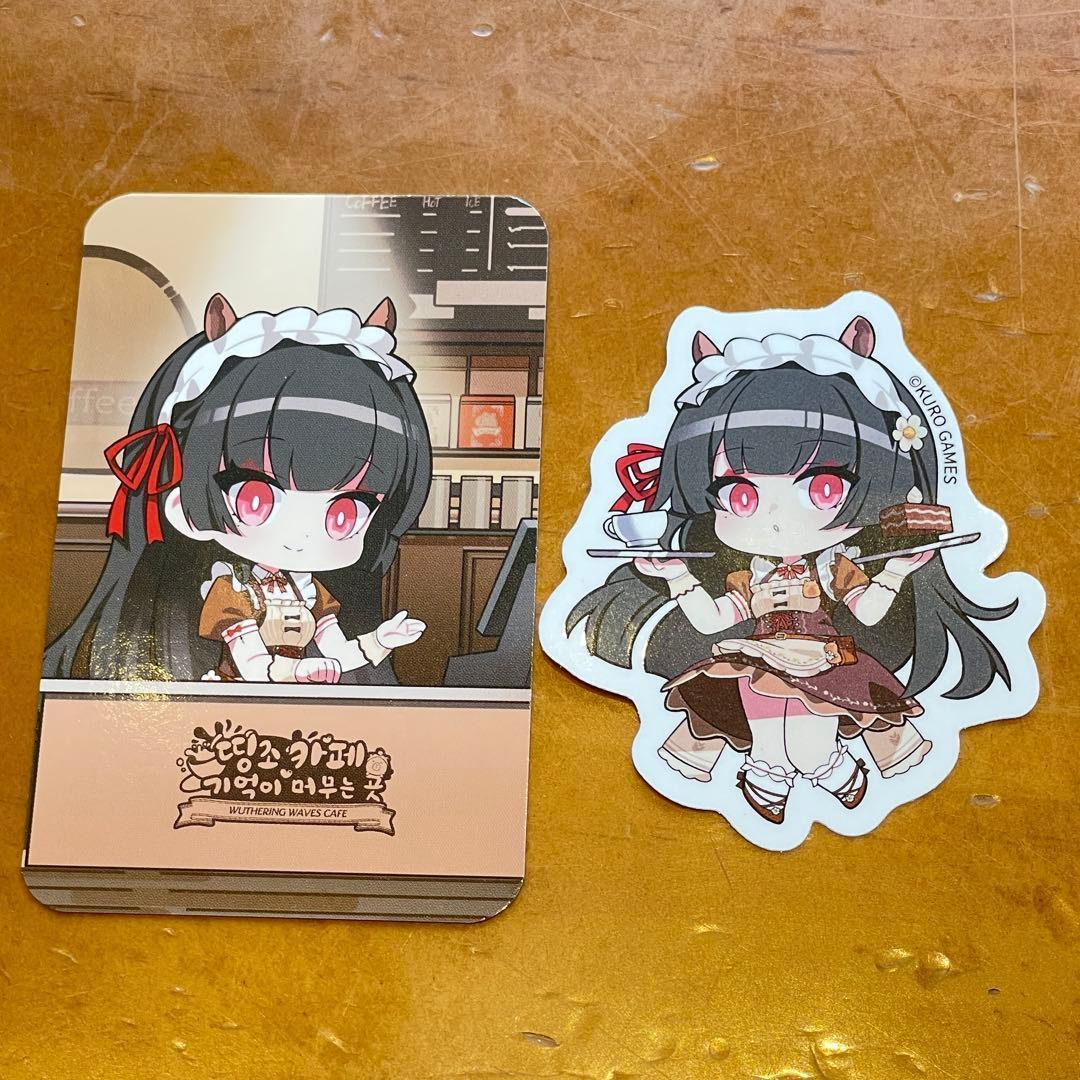 韓国限定】鳴潮 コラボカフェ 千咲 入場特典セット トレカ ポスト