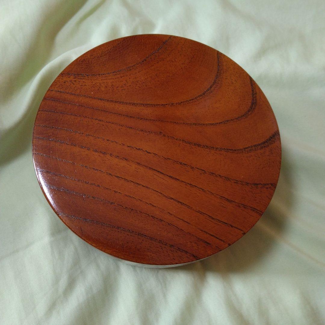 小田原漆器　欅（けやき）くりぬき小型茶櫃　5個セット