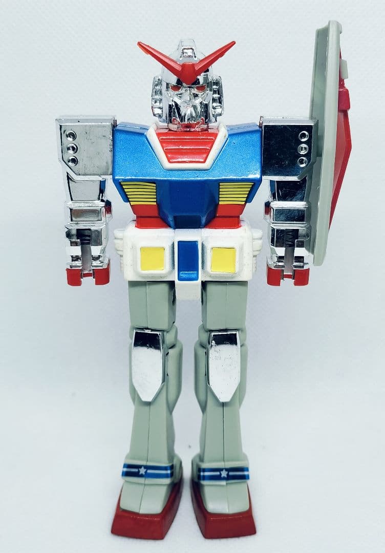 当時物 昭和レトロ マーク 機動戦士ガンダム クローバー ソフビ人形