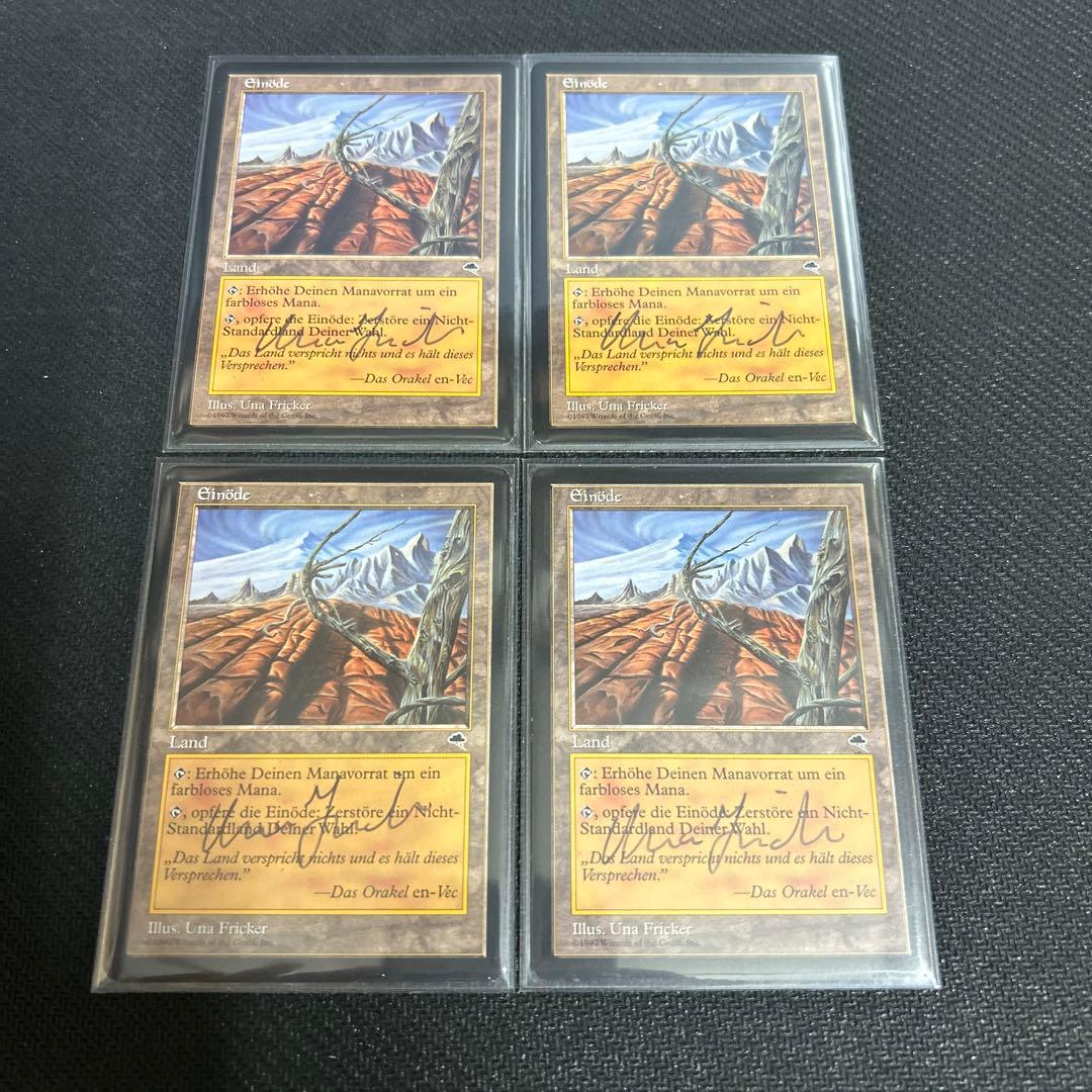 汚染された三角州⁄Polluted Delta ONS英語4枚セット サインド MtG 汚染