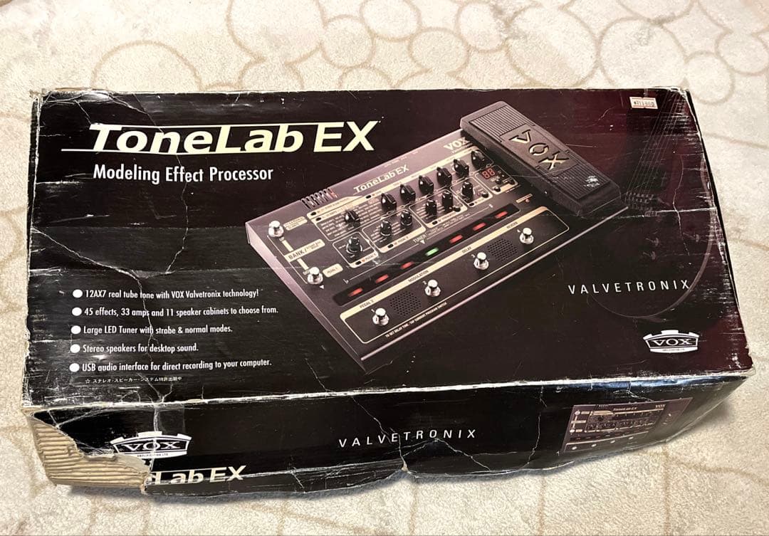 ヴォックス VOX 真空管搭載 マルチエフェクター Tone Lab ST