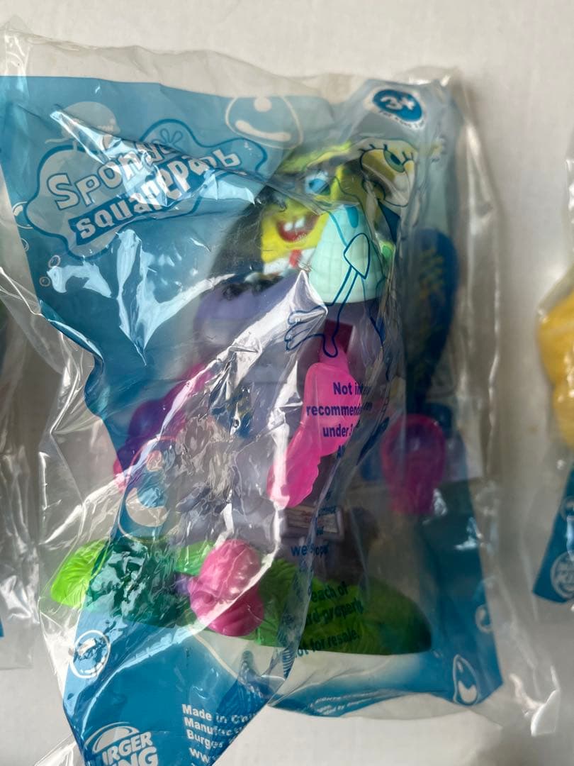 バーガーキング 米国 ミールトイ2002年 スポンジ・ボブ 全8個セット