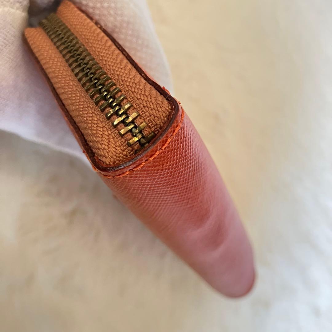 【極美品！】Felisi 965/1/SI キーポーチ ケース　オレンジ