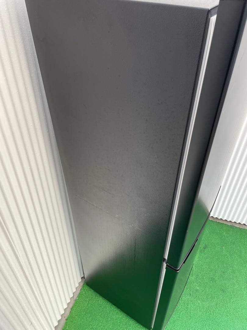 923 アイリスオーヤマ おしゃれブラック 大きめ2ドア冷蔵庫 スリム幅 大容量