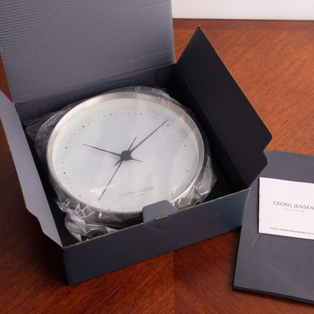 【新品未使用】ジョージジェンセン   掛時計 22cm