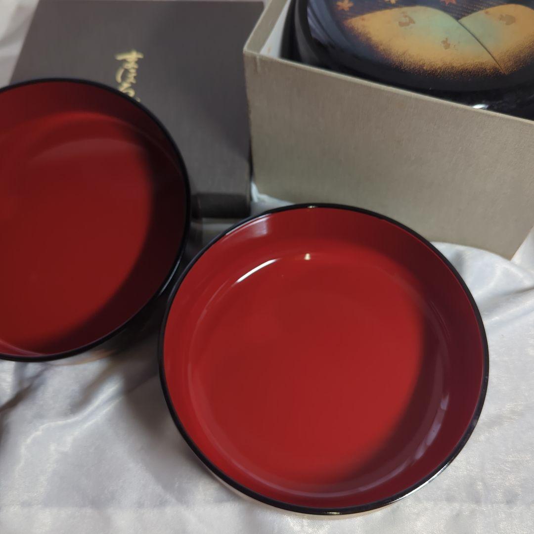 会津塗り　重箱２段2セット＋1セット　全部で3セット
