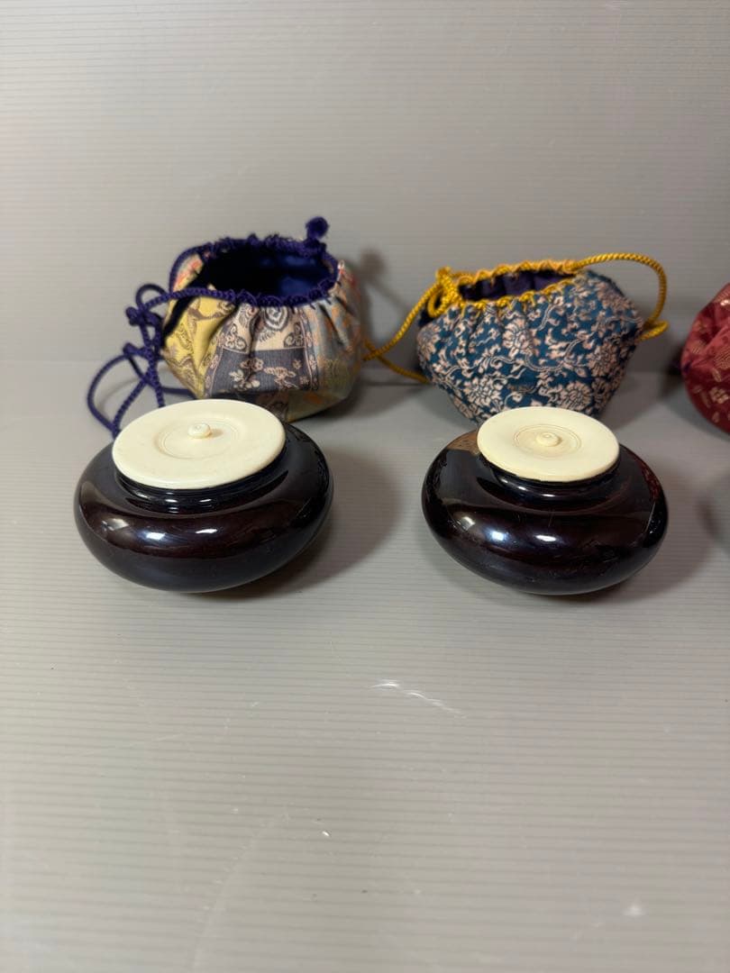 2760 茶道具 茶入 3客 仕服付