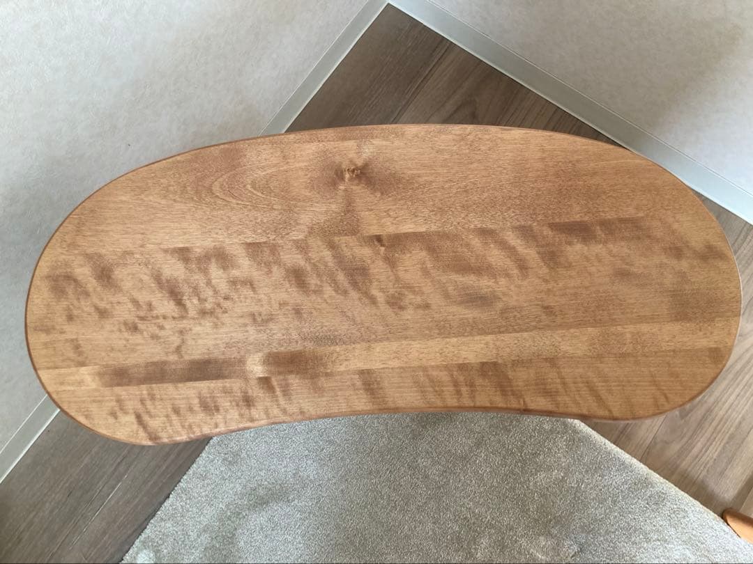 ダイニングテーブル&スツールセット　北欧,楕円，無垢，木製