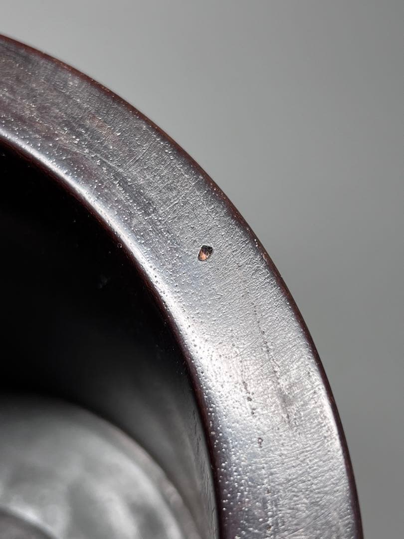 古美術 唐木 黄花梨 筆筒 筆立 素工 文房具 木製 置物 時代物 旧蔵