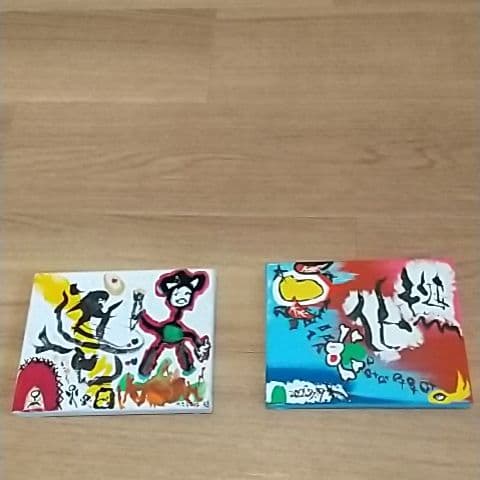 キャンバス作品「進化」