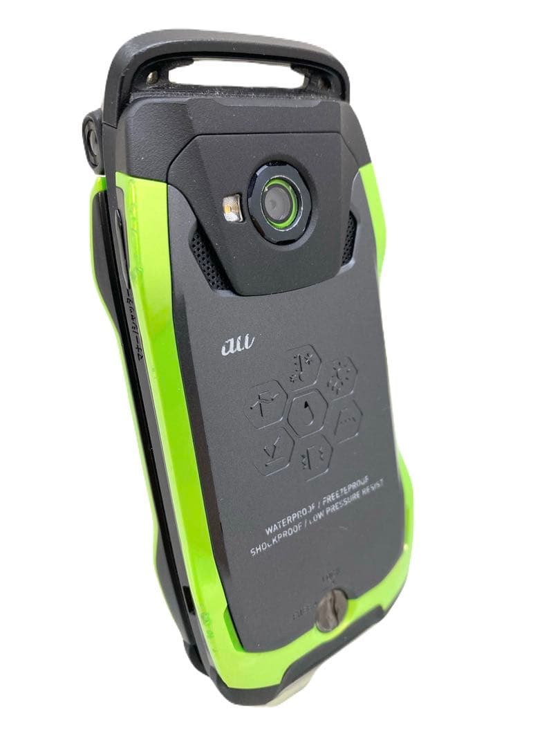 G'zOne TYPE-XX KYY31 リキッドグリーン SIMフリー