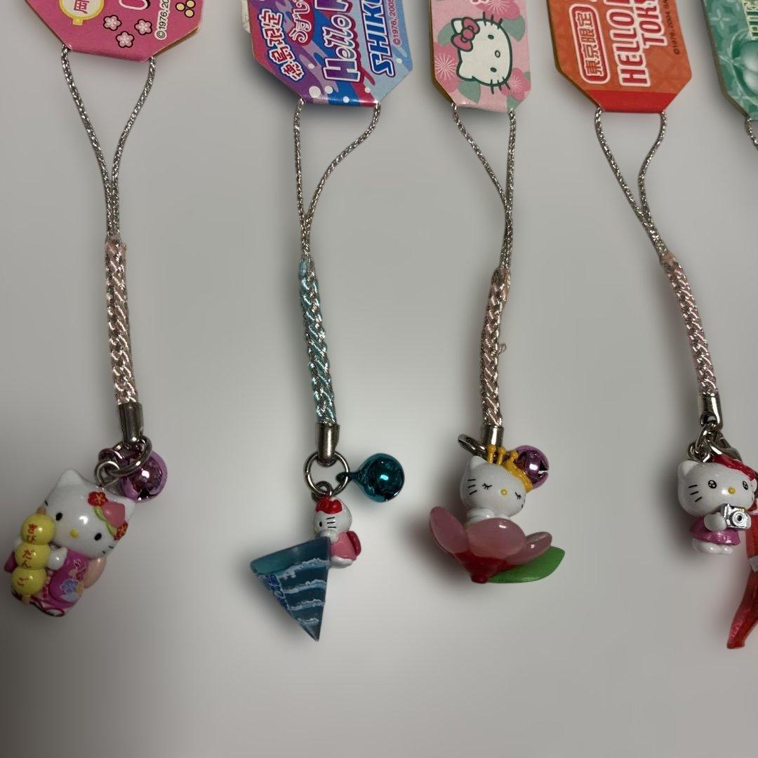 ハローキティ ストラップセット 5個セット ご当地キティ - メルカリ