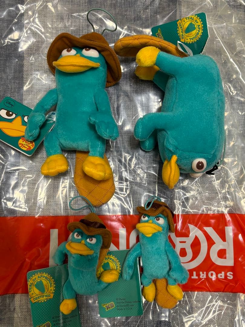 ☆8点セット☆フィニアスとファーブ エージェントP カモノハシペリー ぬいぐるみ