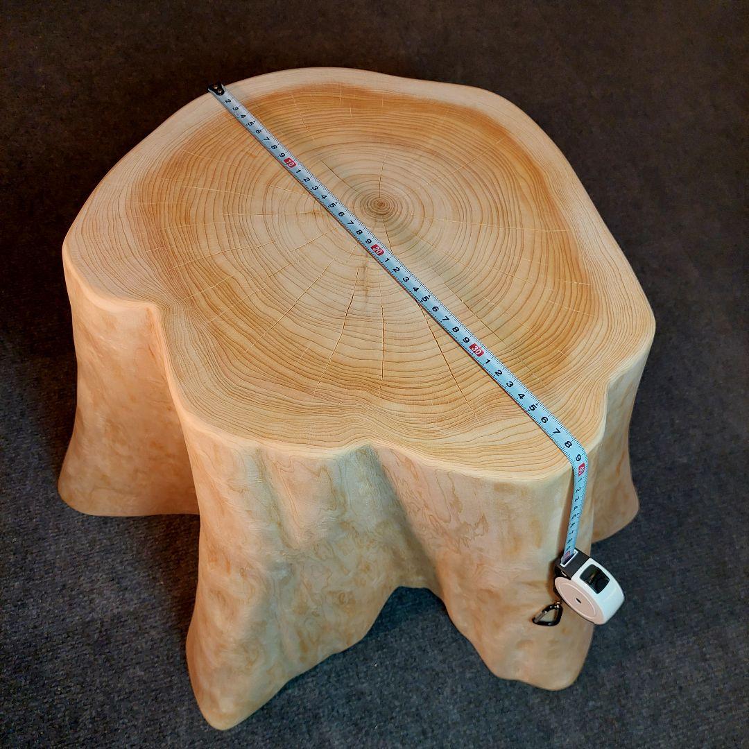 檜 切り株 丸太 椅子 スツール テーブル 高さ約40㎝ ななしさん様専用 檜