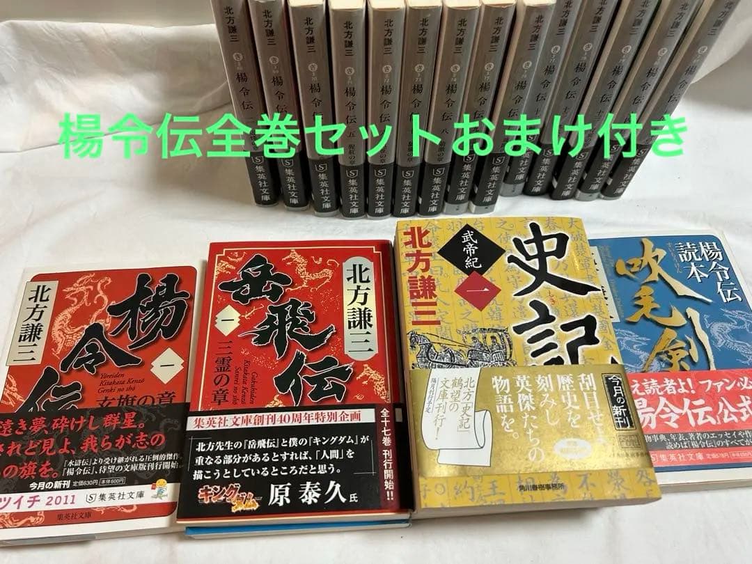 北方謙三 水滸伝(全19巻)、楊令伝(全15巻)、岳飛伝(全17巻)