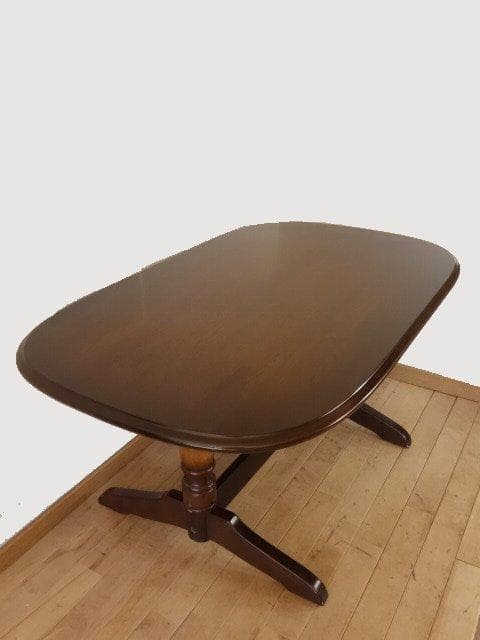 飛騨産業　ダイニングテーブル1500　アンティーク　天板のみ再塗装　USED