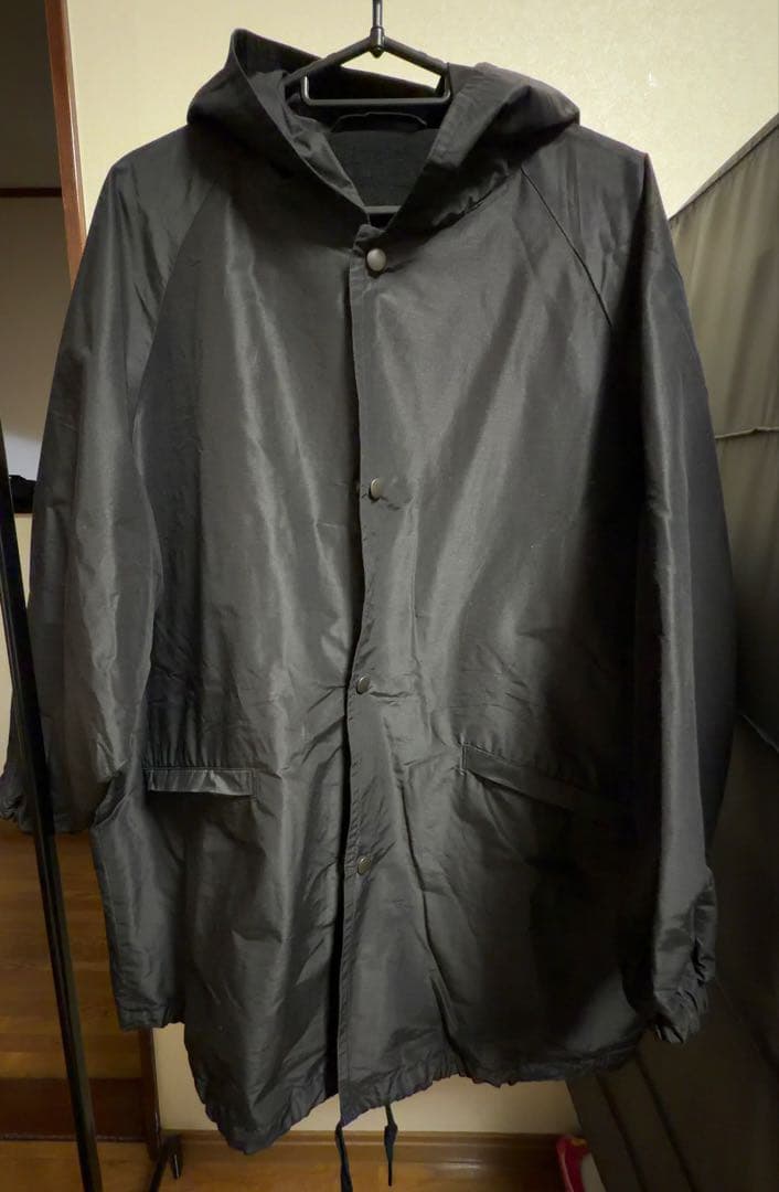 COMOLI 21SS コットンシルクフーデッドコート　size1