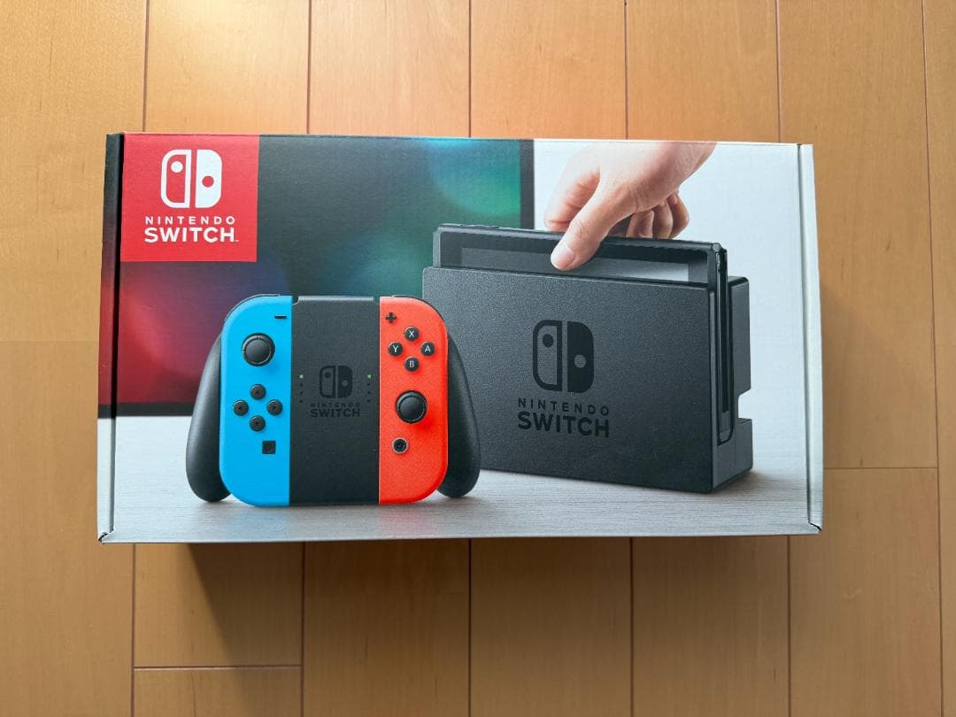 【めぐみるく】任天堂Switch1 本体＋増設Joy-Con2個