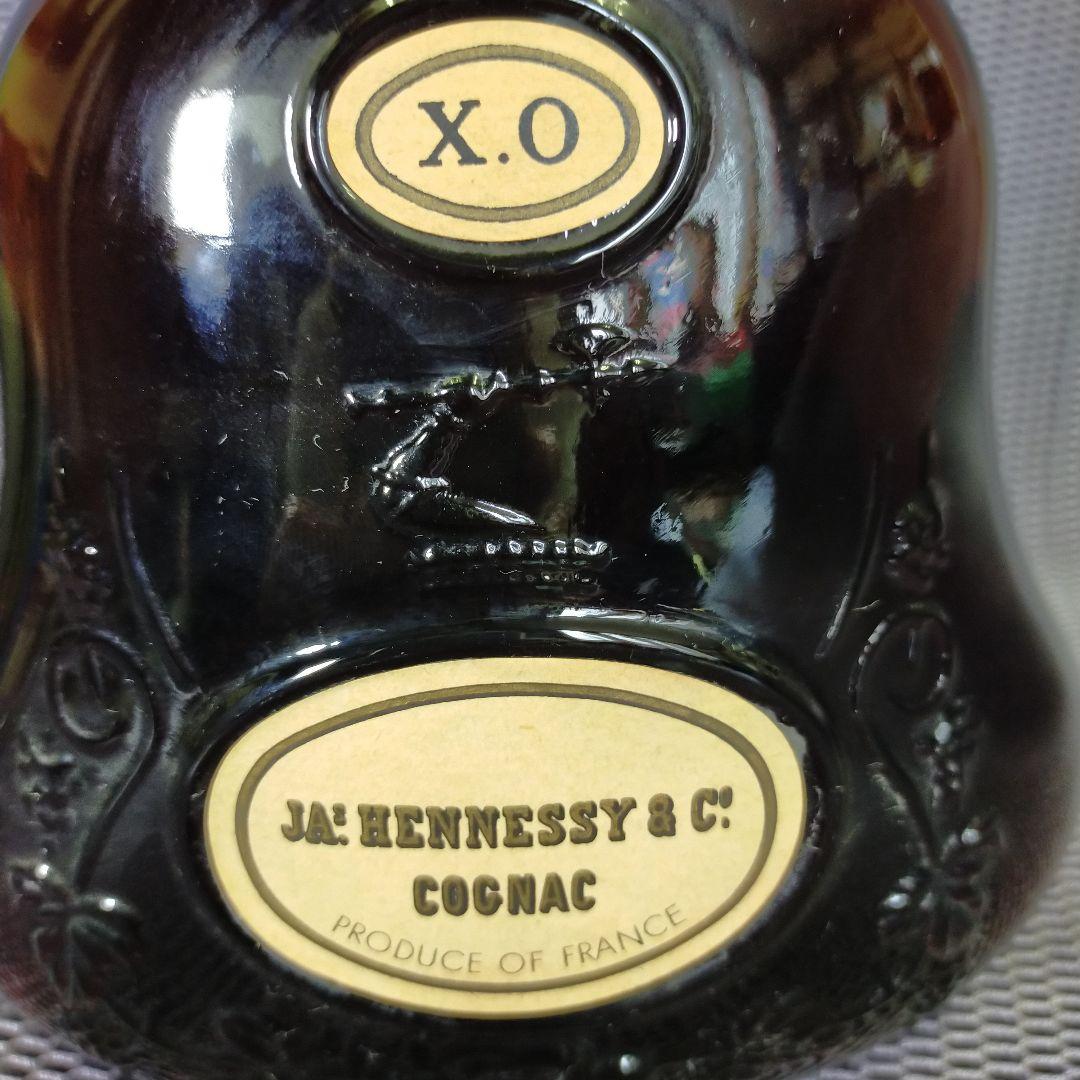 超希少！ヘネシーXO 45年もの 金キャップ グリーンボトル【証紙 従価税