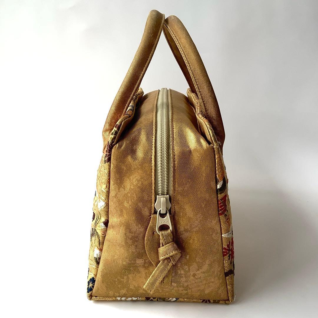 利休バッグ★和装バッグ★ゴールド