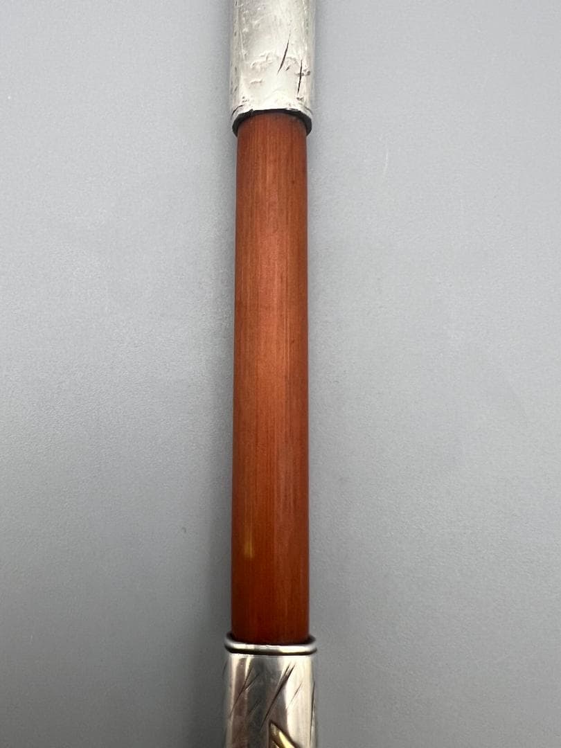 銀製　煙管　キセル　カッパ図　銀細工　アンティーク　重量約40g