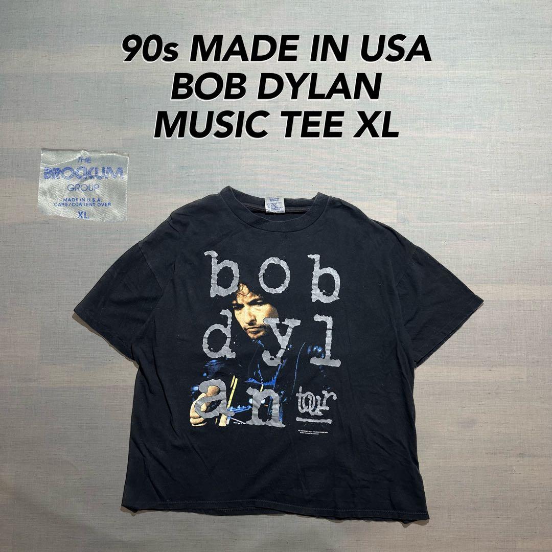 希少 90s USA製 ボブディラン ツアー Tシャツ バンド Tシャツ XL