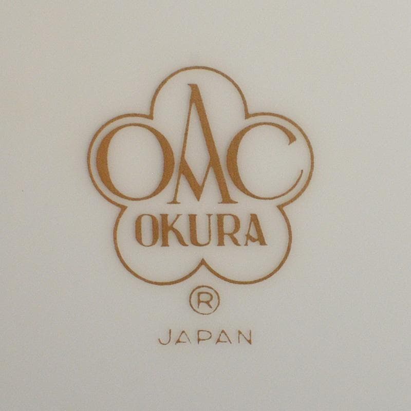 大倉陶園　OKURA　金蝕　花文　花瓶　花入　V　5816C