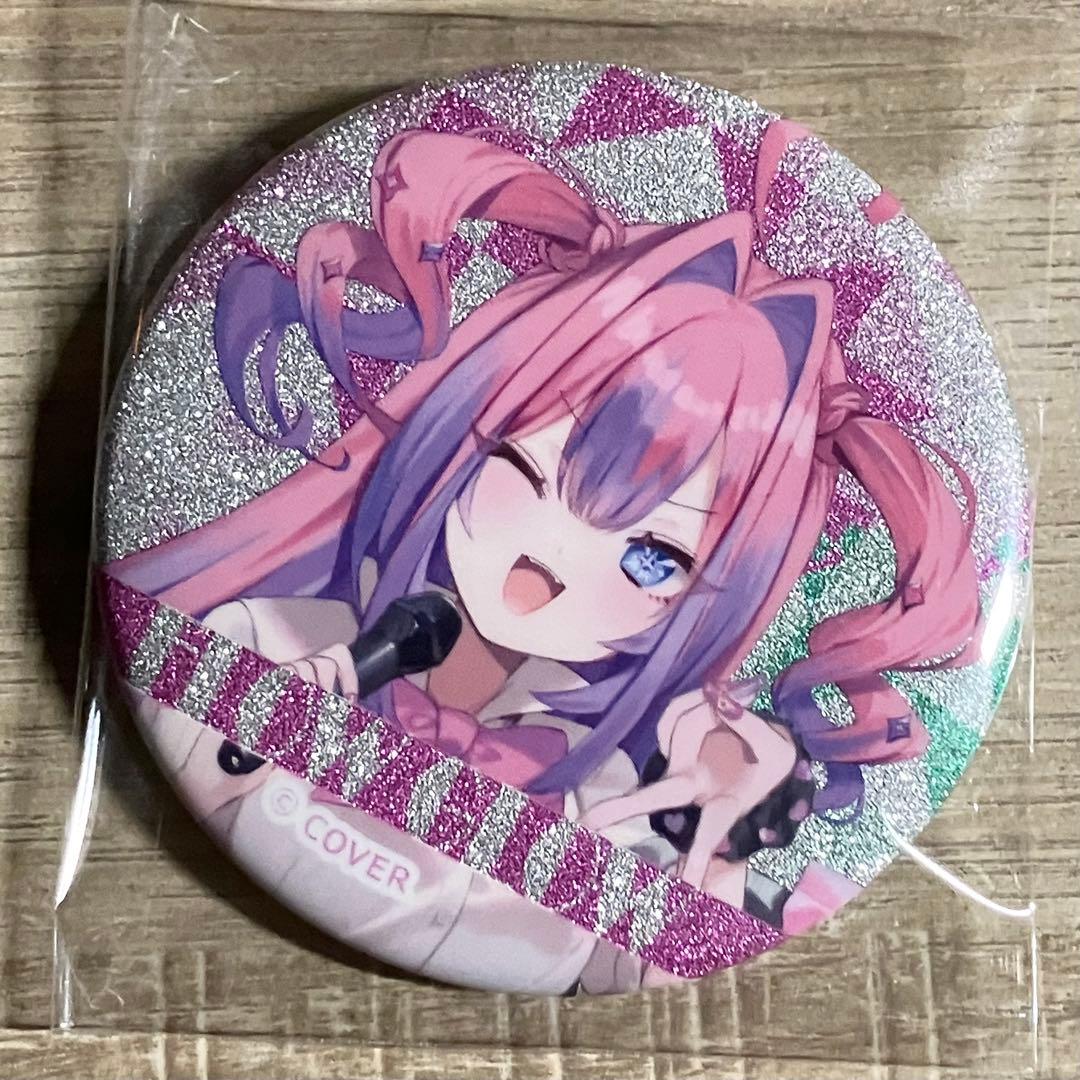 FLOW GLOW 綺々羅々ヴィヴィ カラオケの鉄人 缶バッジ 等身 ホロライブ